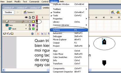 Macromedia Flash - Create text frames with scroll bars in Flash 8.0 Picture 15