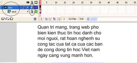 Macromedia Flash - Create text frames with scroll bars in Flash 8.0 Picture 7