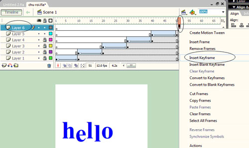 Macromedia Flash - Falling text effect Picture 14