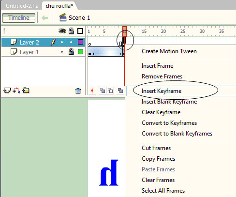 Macromedia Flash - Falling text effect Picture 9