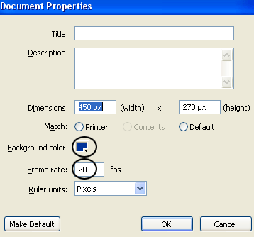 Macromedia Flash - Making fireworks effects Picture 1