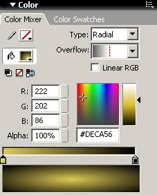 Macromedia Flash - Text effect: light ball Picture 11
