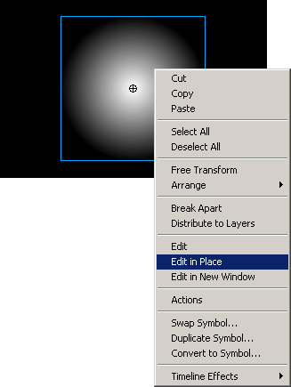 Macromedia Flash - Text effect: light ball Picture 9