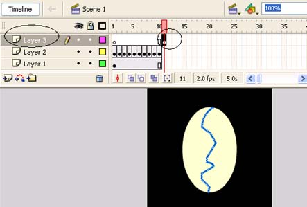Macromedia Flash - The egg breaks Picture 17