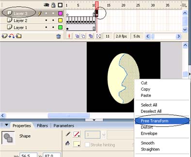 Macromedia Flash - The egg breaks Picture 18