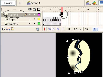 Macromedia Flash - The egg breaks Picture 21