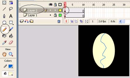 Macromedia Flash - The egg breaks Picture 7