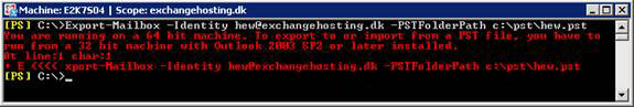 Mailbox Exchange 2007 SP1 management features Picture 2