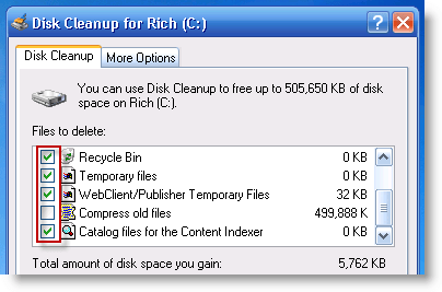 'Maintain' Windows XP easily in 11 steps Picture 26