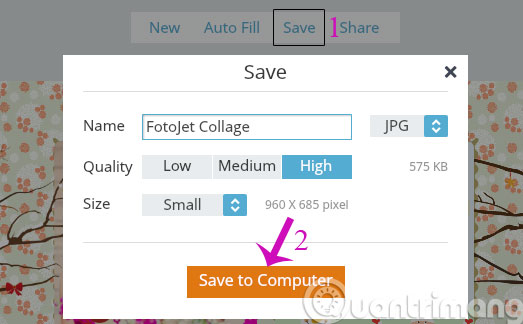Make a Christmas card with Fotojet Picture 9