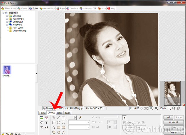 change picture background to white photoscape