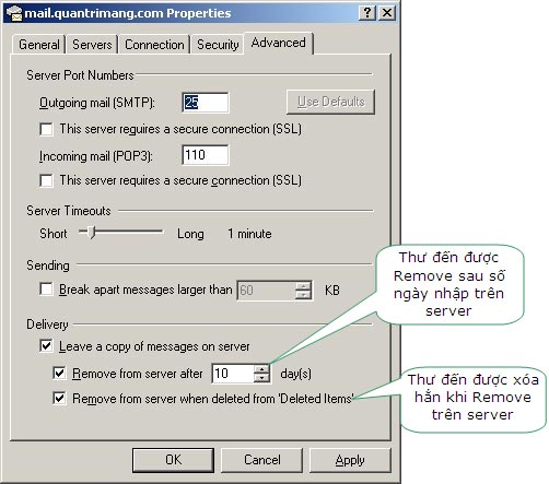 Make email management of email notifications using Outlook Express Picture 20