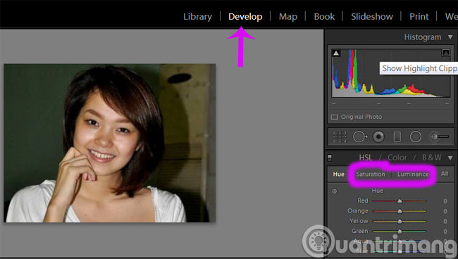 Make photos as beautiful as hotgirl with Lightroom Picture 1