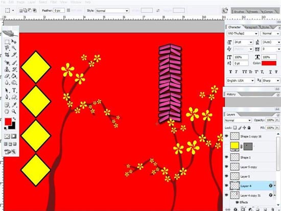 Make Spring cards with Photoshop Picture 5