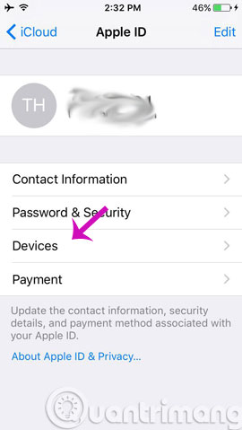 Manage devices connected to iCloud on iPhone in 3 steps Picture 3