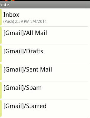 Manage email on Android device Picture 2