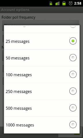 Manage email on Android device Picture 4