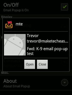 Manage email on Android device Picture 6