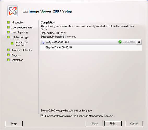Manage Exchange Server 2007 using Windows XP workstation Picture 11