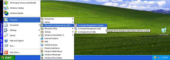 Manage Exchange Server 2007 using Windows XP workstation Picture 12
