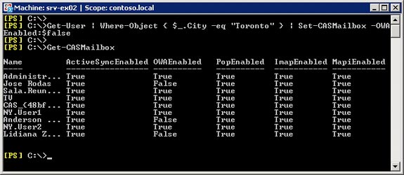 Manage mailboxes in Exchange Server 2007 Picture 11