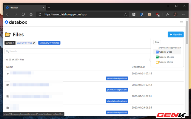 Manage multiple Google Drive accounts at once with Databox Picture 9