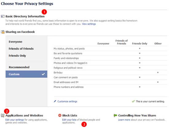 Manage new Facebook privacy options Picture 11
