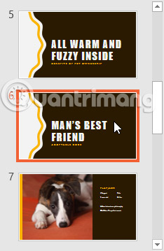 Manage slides in PowerPoint 2016 Picture 12