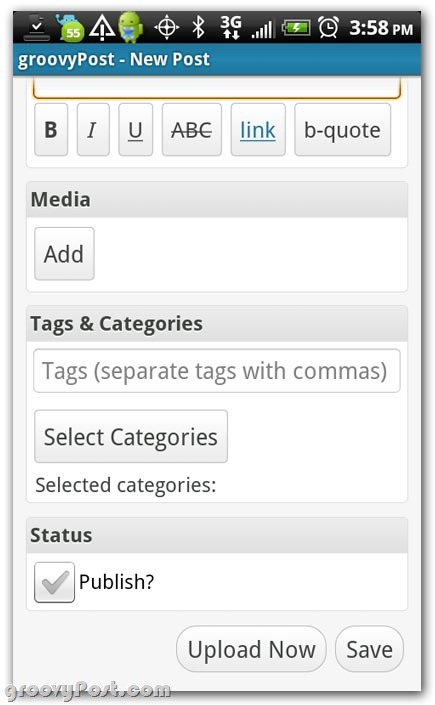 Manage WordPress from Android device Picture 15