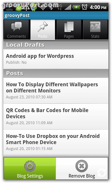 Manage WordPress from Android device Picture 16