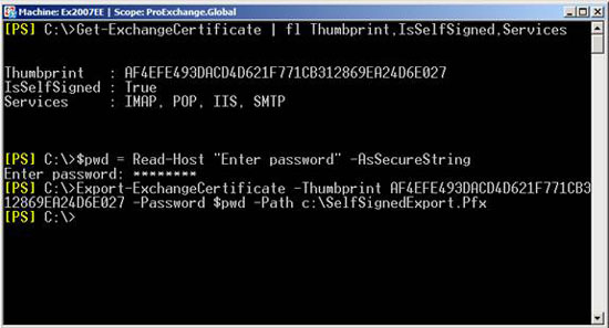 Managing certificates in Exchange - Part 2 Picture 3