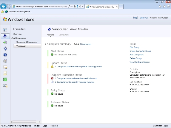 Managing computers with Windows Intune - Part 3: Managing computers and upgrading Picture 14
