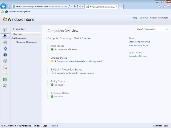 Managing computers with Windows Intune - Part 3: Managing computers and upgrading Picture 2