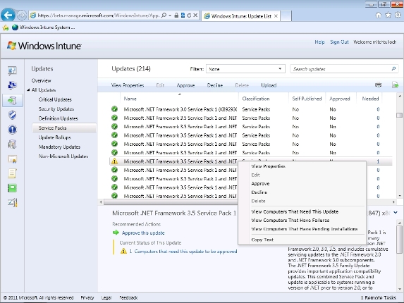 Managing computers with Windows Intune - Part 3: Managing computers and upgrading Picture 23