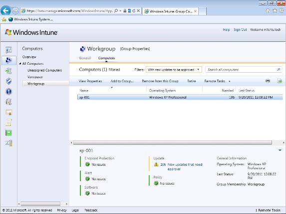 Managing computers with Windows Intune - Part 3: Managing computers and upgrading Picture 25