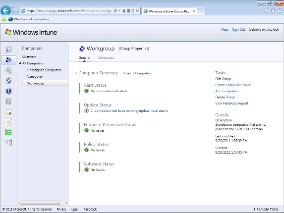 Managing computers with Windows Intune - Part 3: Managing computers and upgrading Picture 35