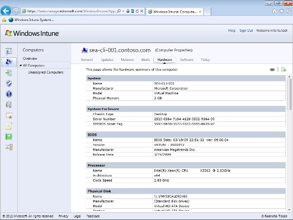 Managing computers with Windows Intune - Part 3: Managing computers and upgrading Picture 5