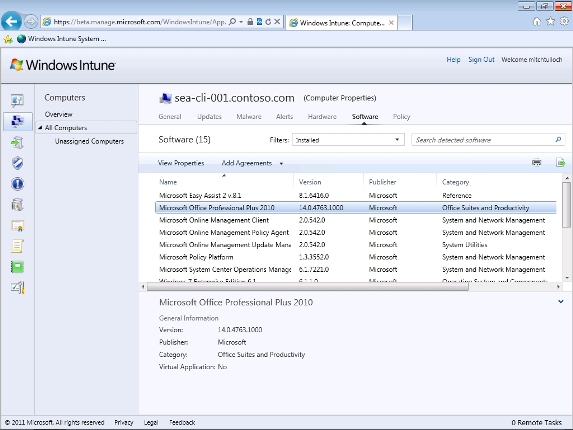 Managing computers with Windows Intune - Part 3: Managing computers and upgrading Picture 6