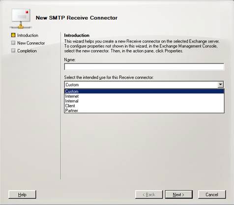 Managing Receive Connector - Part 1 Picture 2