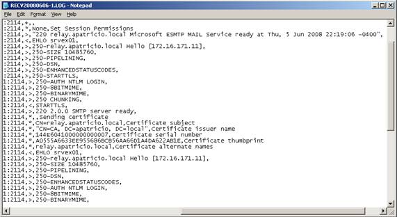 Managing Receive Connector - Part 4 Picture 11