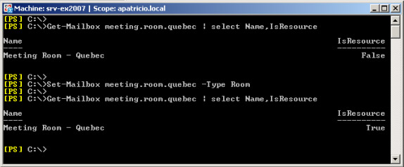 Managing Resource Mailboxes in Exchange Server 2007 (Part 1) Picture 14