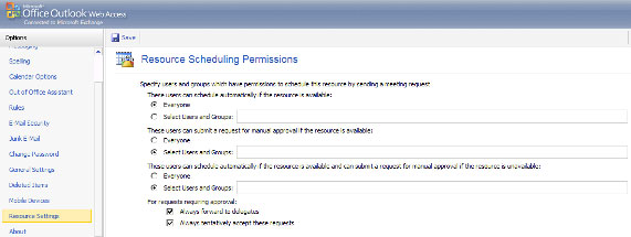 Managing Resource Mailboxes in Exchange Server 2007 (Part 2) Picture 5