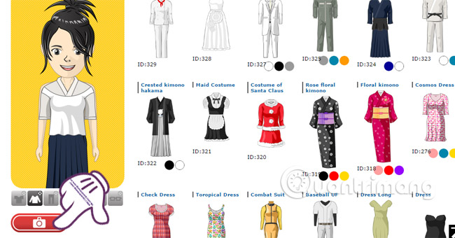 Manually create a Facebook Avatar image with 5 online applications Picture 4