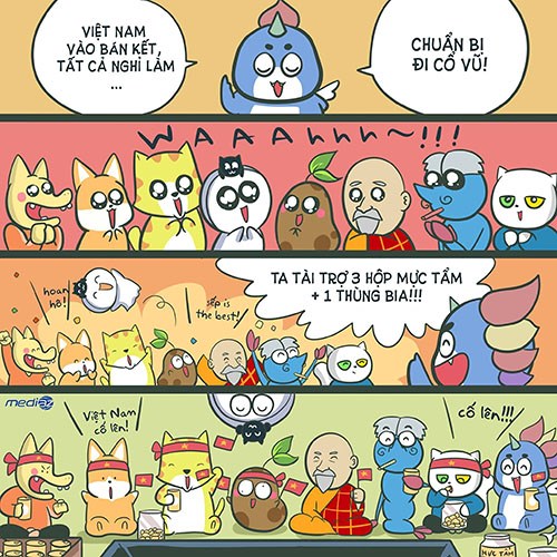 Many ways to celebrate the victory of fans when U23 Vietnam reached the final Picture 29