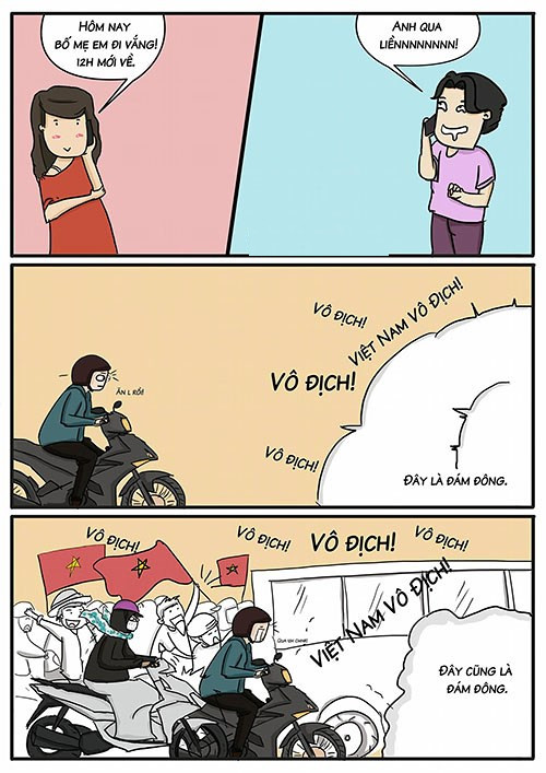 Many ways to celebrate the victory of fans when U23 Vietnam reached the final Picture 30