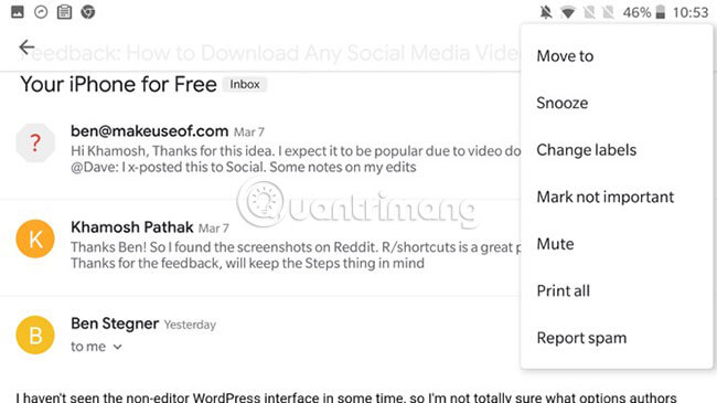 Master the new mobile Gmail application with these 10 useful tips Picture 14