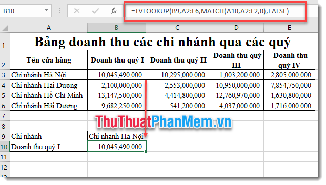 Match function in Excel - Usage and illustrative examples Picture 4