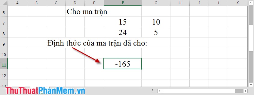 Matrix functions in Excel Picture 6
