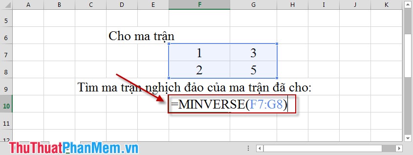 Matrix functions in Excel Picture 8