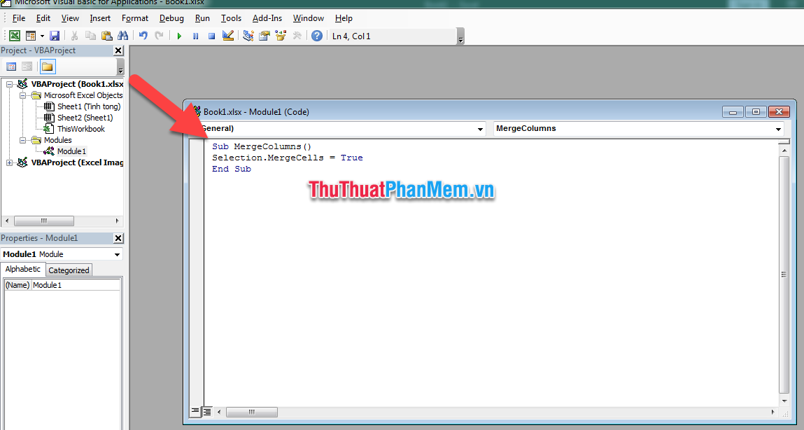 Merge keyboard shortcuts in Excel Picture 9